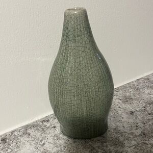 Pottery Barn Crackle Glaze Ceramic Vase